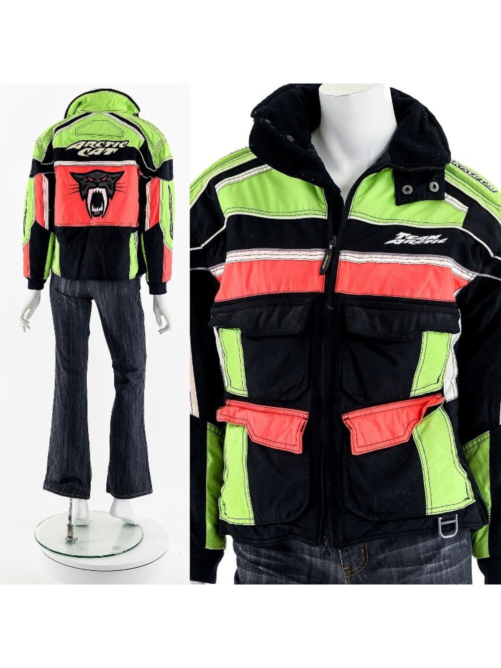 Arctic Cat Neon Puffer Coat